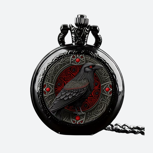Montre à Gousset Homme Quartz Vintage, Design Gravé
