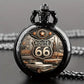 Montre à Gousset Homme Route 66, Vintage Américain
