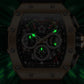 Montre Homme Automatique, Boitier tonneau