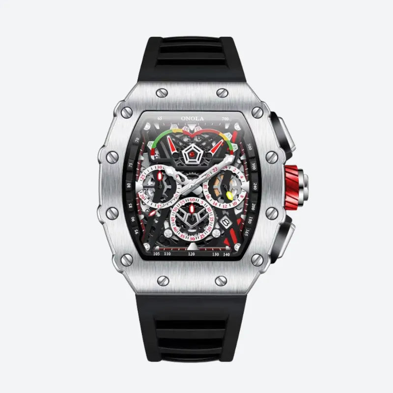 Montre Homme Automatique, Boitier tonneau