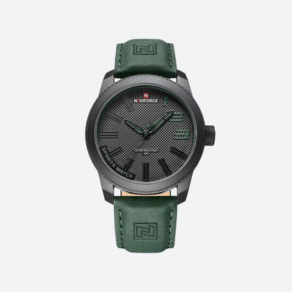 Montre Homme Cuir Sport, style Militaire