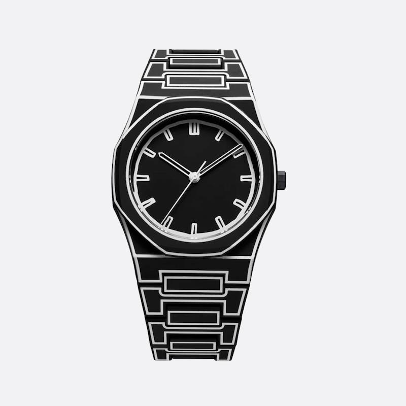 Montre Homme Quartz Minimaliste, Design Épuré