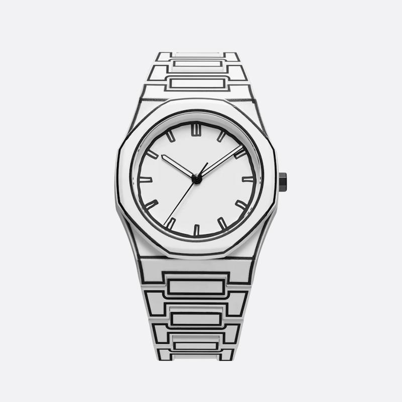 Montre Homme Quartz Minimaliste, Design Épuré