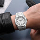 Montre Homme Quartz Minimaliste, Design Épuré