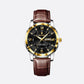 Montre Homme Quartz Élégante avec Bracelet Cuir