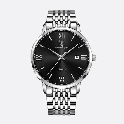 Montre Homme Ultra-Fine en Acier, Design Minimaliste