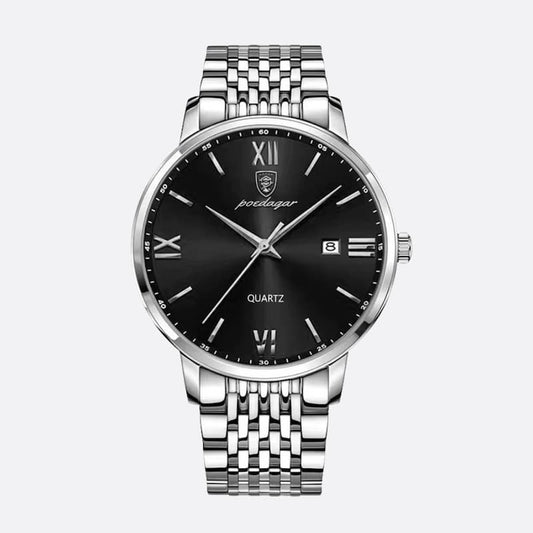 Montre Homme Ultra-Fine en Acier, Design Minimaliste