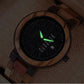 Montre Homme en Bois Naturel, Cadran Multifonction
