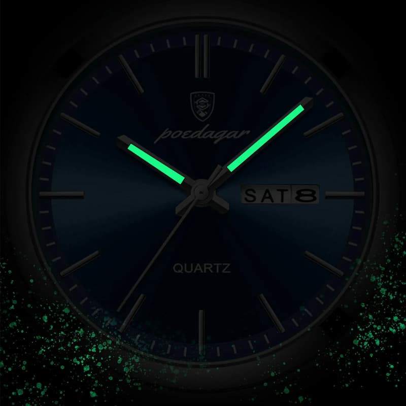 Montre Luxe Homme Quartz Design Moderne