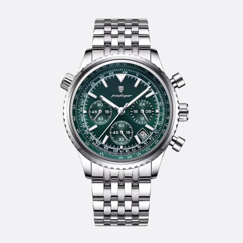  Montre Luxe chronographe homme, Style Sport