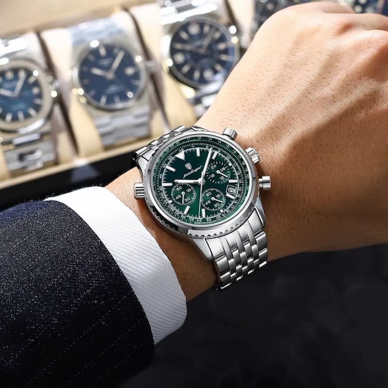 Montre Luxe chronographe homme, Style Sport