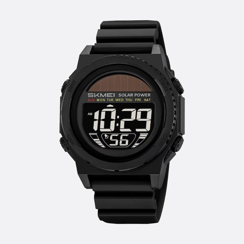 Montre Numérique Solaire Chronographe Homme