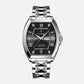 Montre Quartz Homme Design Tonneau
