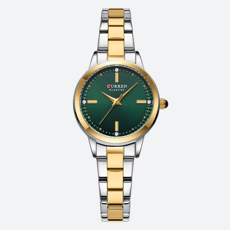 Montre_Quartz_femme_Bicolore_Etincelante_1