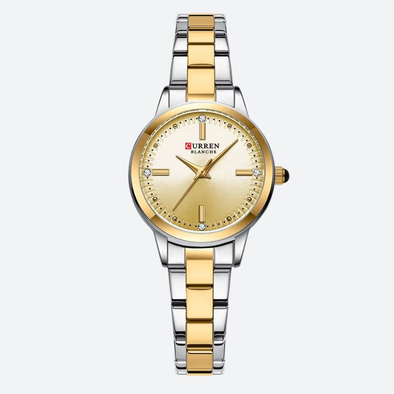 Montre_Quartz_femme_Bicolore_Etincelante_2