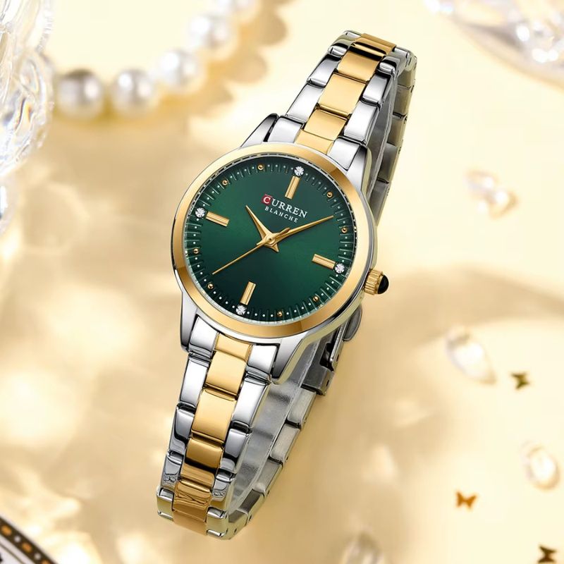 Montre_Quartz_femme_Bicolore_Etincelante_4