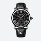 Montre Ronde Homme Chronographe Quartz Chiffres Romains