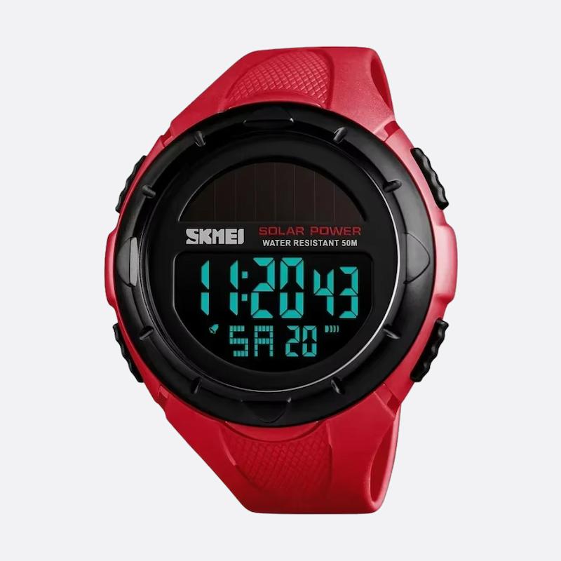 Montre Solaire Digitale Homme, Multifonctions