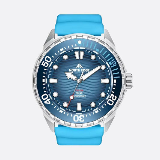 Montre Solaire Homme Plongée, 300M Étanche