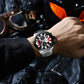 Montre Sport Chronographe Style Racing