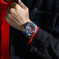 Montre Sport Chronographe Style Racing