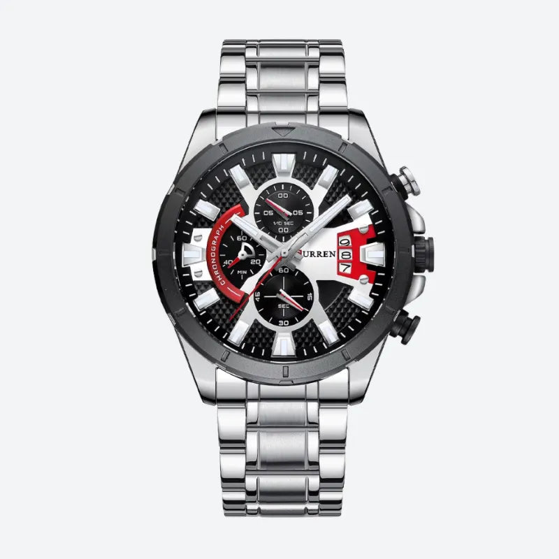 Montre Sport Chronographe Style Racing