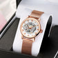 Montre_Squelette_Femme_Ronde_Metal_5