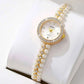 Montre Vintage Femme Bracelet En Perle