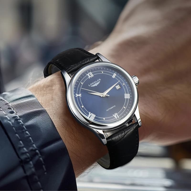 Montre Vintage Mécanique Homme, Calendrier Complet