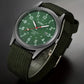 Montre Vintage Militaire Homme Quartz, Bracelet Nylon
