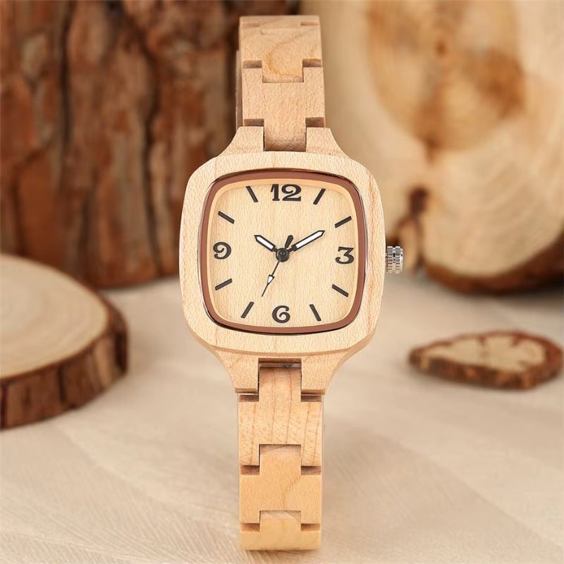 Montre_bois_femme_Cadran_Carre_3
