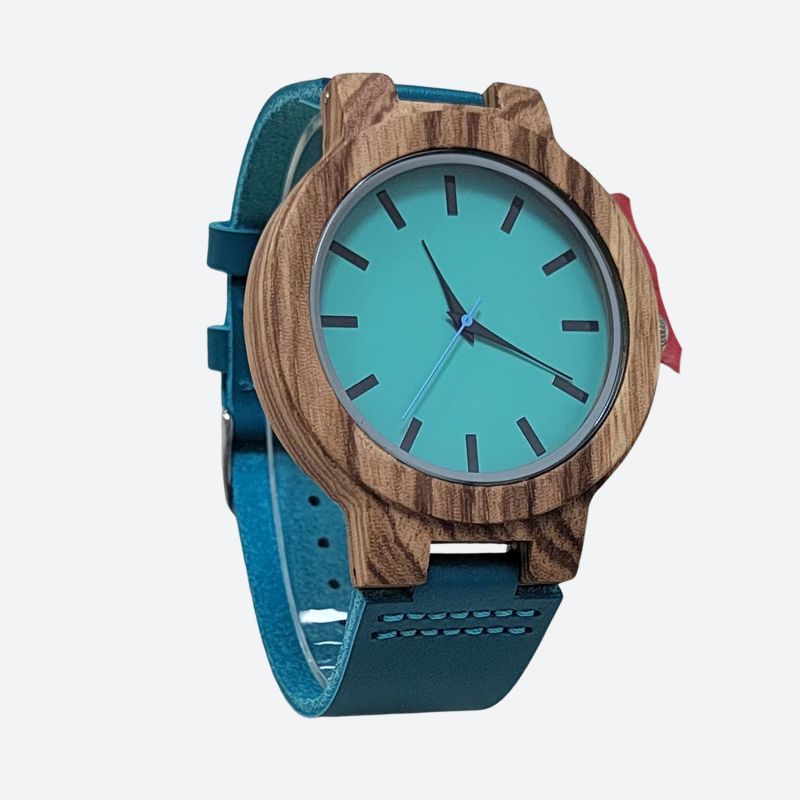 Montre_bois_femme_Quartz_Cuir_2