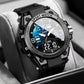 Montre digitale analogique sport homme 53 mm