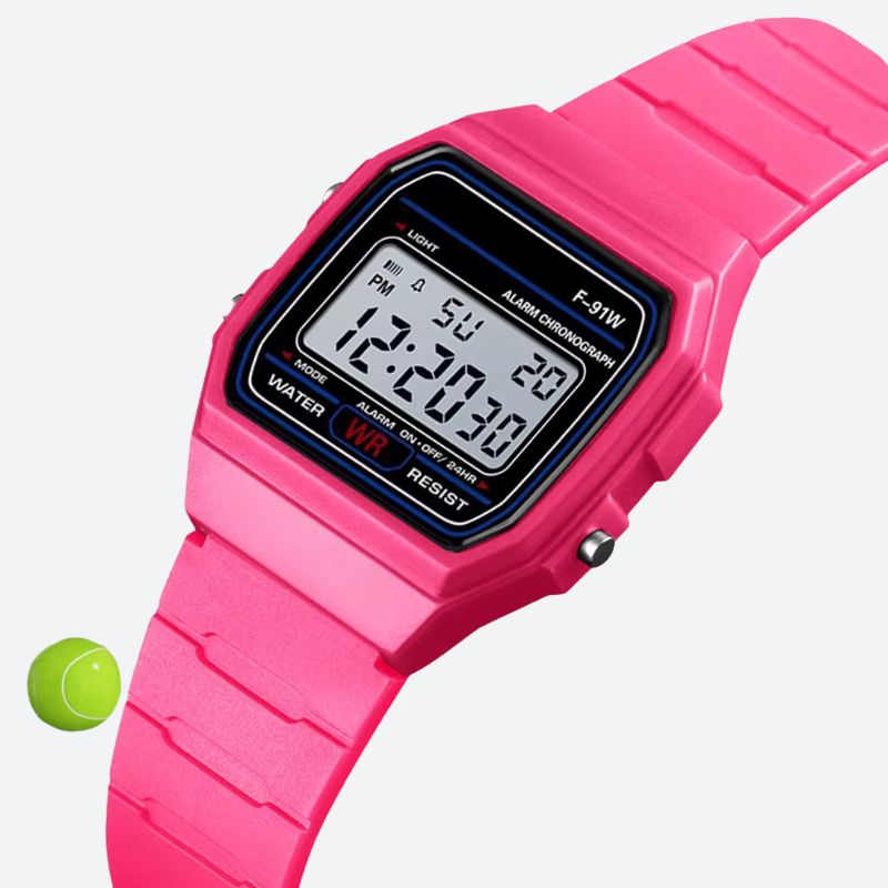 Montre digitale enfant Vintage Étanchéité 30m