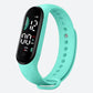 Montre Digitale Femme au Design Minimaliste et Couleur Vitaminée en vert menthe sur fond gris