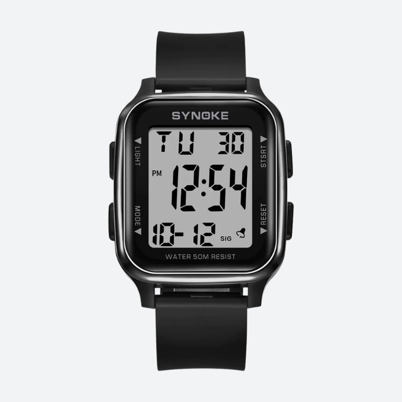 Montre digitale homme, étanche avec chronomètre