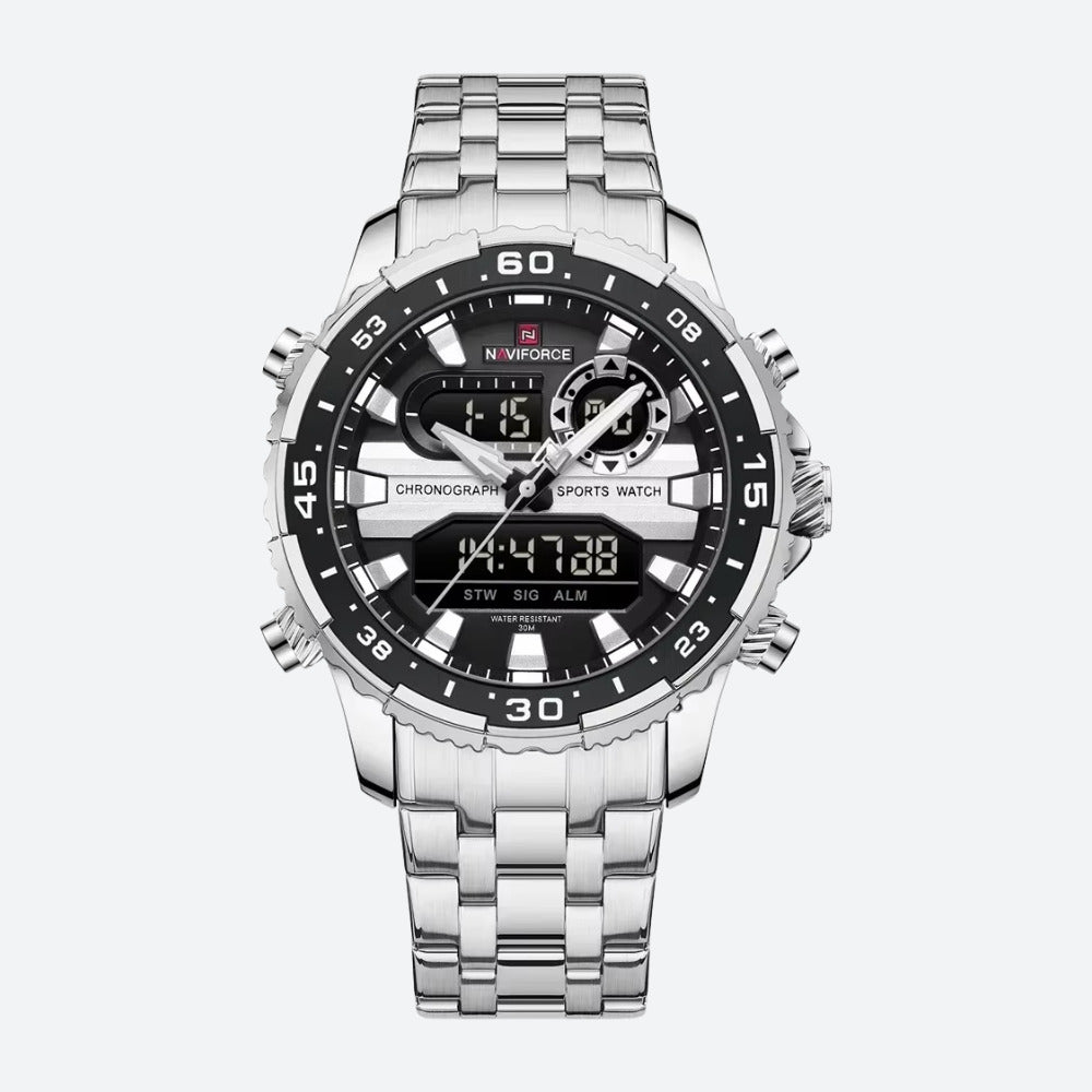 Montre digitale pour homme, chronographe