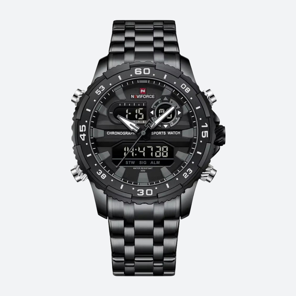 Montre digitale pour homme, chronographe