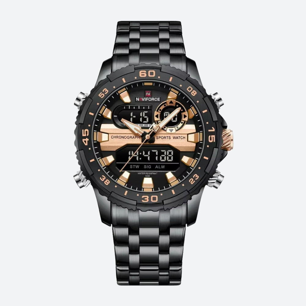 Montre digitale pour homme, chronographe