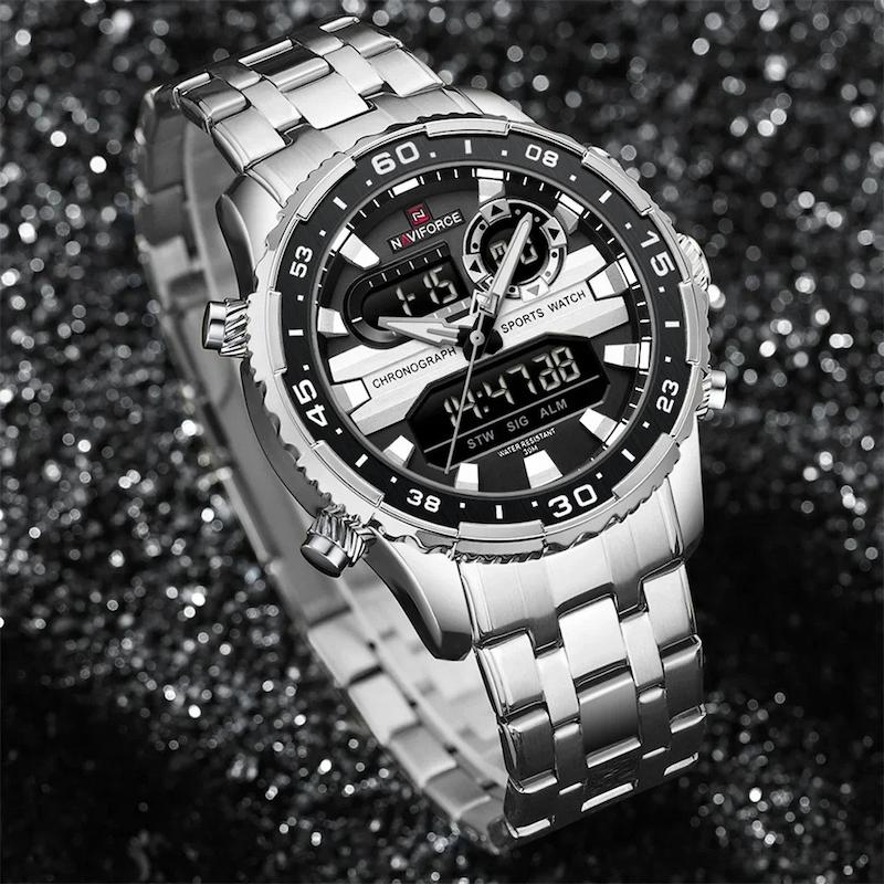 Montre digitale pour homme, chronographe