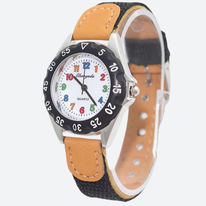 Montre éducative enfant Quartz Tissée