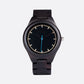 Montre en Bois Homme Design Minimaliste avec Aiguilles Lumineuses