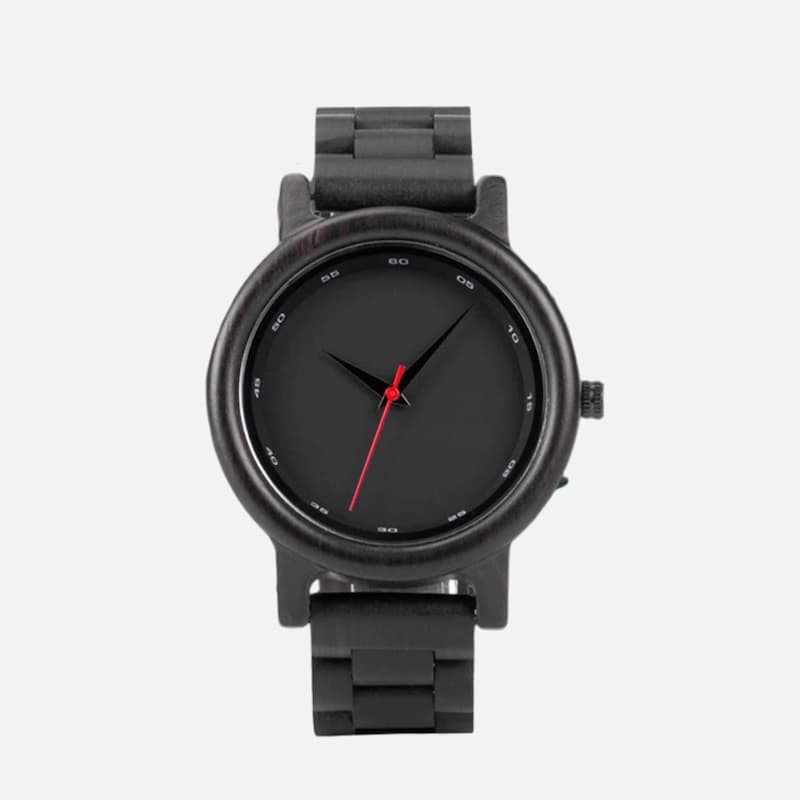 Montre en Bois pour Homme, Design Minimaliste et Élégant