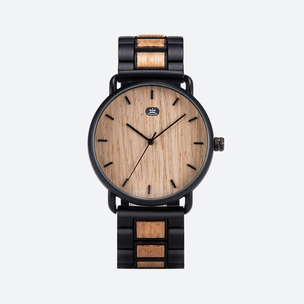 Montre en bois Homme à quartz, Élégance Naturelle