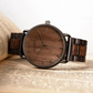 Montre en bois Homme à quartz, Élégance Naturelle