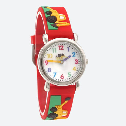 Montre enfant 3 ans Silicone Étanche Tracteur