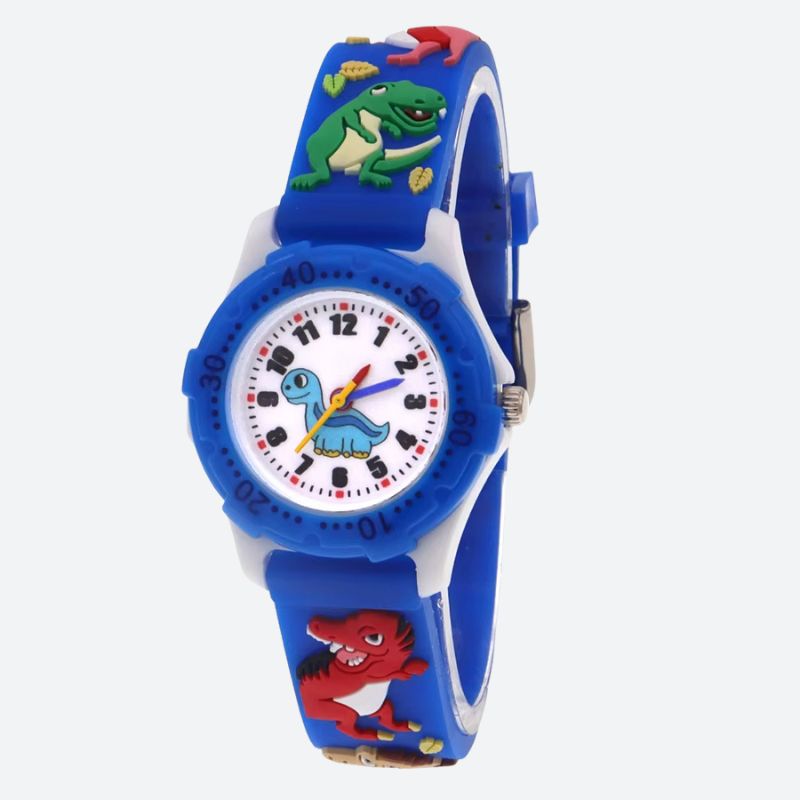 Montre enfant 3 ans Quartz Silicone Dinosaure