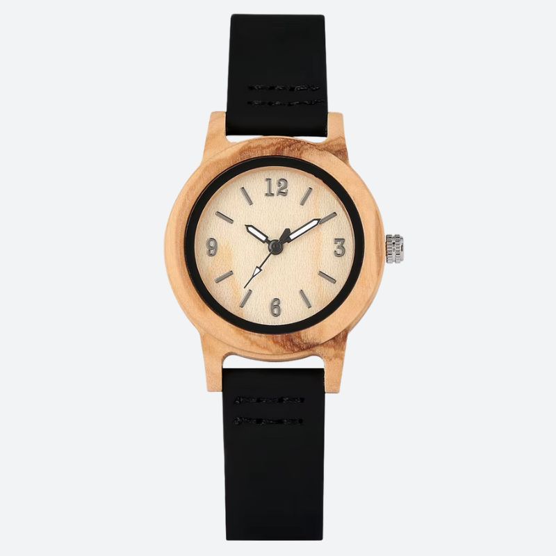Montre_femme_bois_Minimaliste_Cuir_2