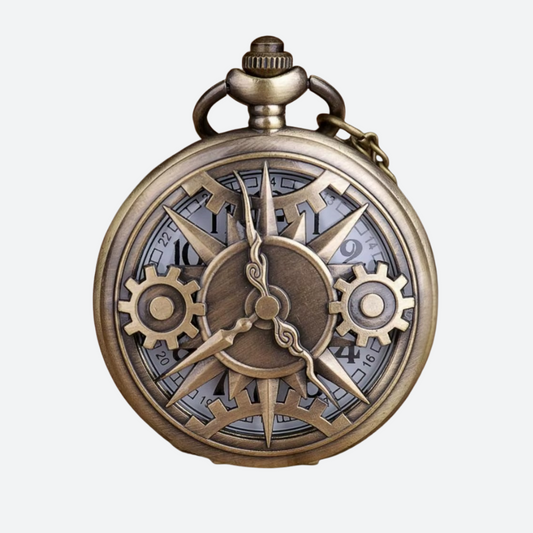 Montre à gousset Steampunk Homme Engrenages