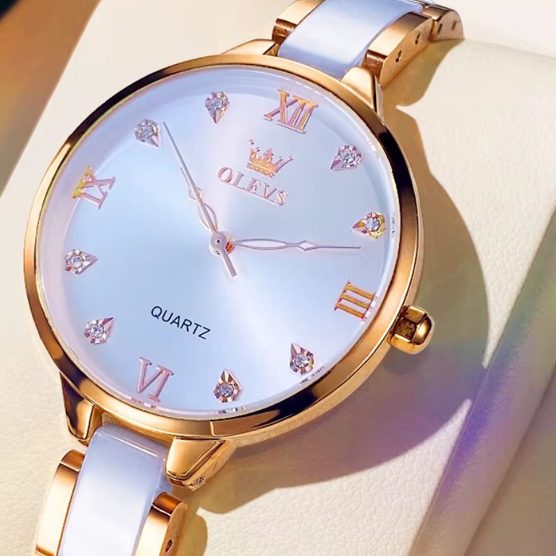 Montre luxe femme Céramique Élégante Image